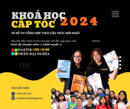 CHƯƠNG TRÌNH ÔN THI CẤP TỐC NĂM 2024