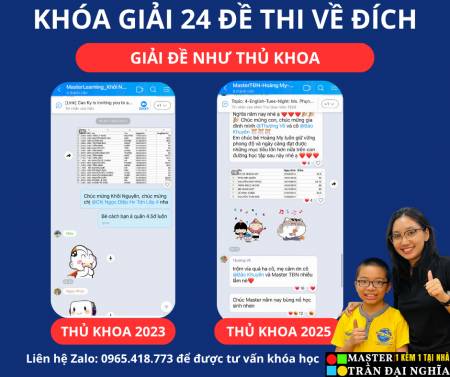 KHÓA CẤP TỐC GIẢI 24 ĐỀ THI VỀ ĐÍCH LỚP 6 CHUYÊN TĐN 2026